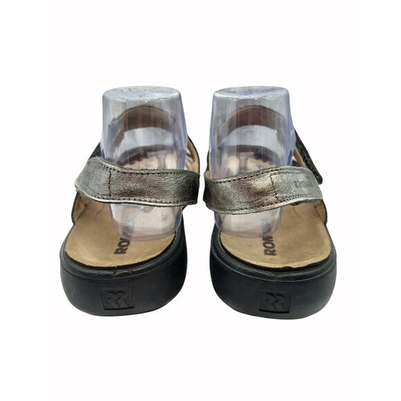 Romiko Metallic Sandals Adjustable Straps Comfort Footbed USA 11 Eur 42 Ibiza 55 - Picture 12 of 16